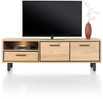 lowboard 170 cm - 2-deuren + 1-lade + 1-niche (+ LED)