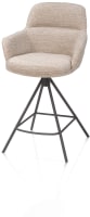 barstoel - 4-pootjes - grafiet - Bellini