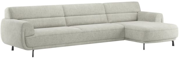 3,5 Sitzer Armlehne links hoch - Longchair rechts hoch