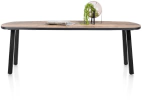 Tisch oval 240 x 110 cm