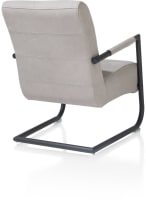 fauteuil + cadre noir (ROB) - cuir Cuba