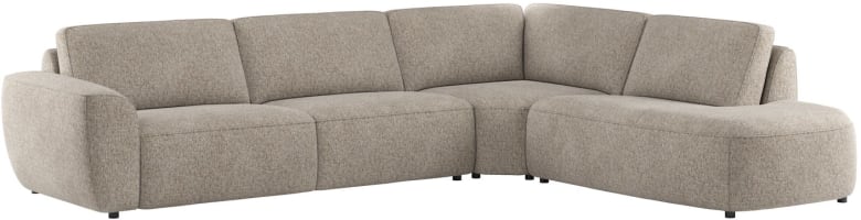 3 Sitzer Armlehne links - Eckteil - Ottomane klein rechts