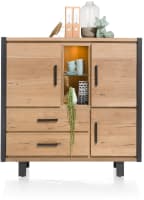highboard 3-deuren + 2-laden + 2-niches (+ LED)