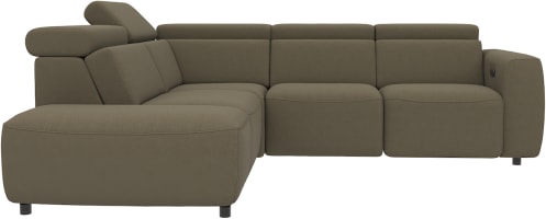 Ottomane big links - 2.5 zits rechts - relax systeem - pocketvering - Livigno