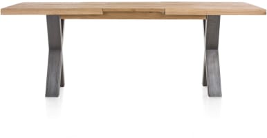 bords effet tronc d'arbre + X-forme pied metal