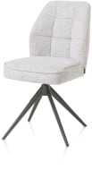 eetkamerstoel - graphiet frame - draaibaar - pocket - combi Calabria / Vada