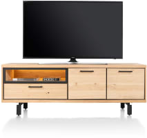 buffet bas 170 cm - 2-portes + 1-tiroir + 1-niche (+ LED)