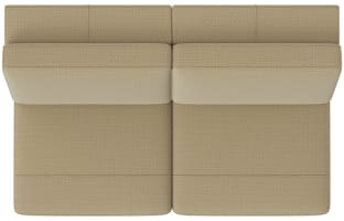 2.5-Sitzer ohne Armlehnen