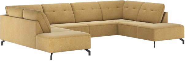 Ottomane links - 2,5 zits zonder armen - ottomane rechts