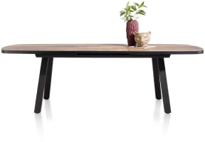 Auszieh-Tresentisch oval 190 (+ 60) x 110 cm