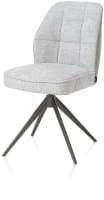 eetkamerstoel - graphiet frame - draaibaar - pocket - combi Calabria / Vada