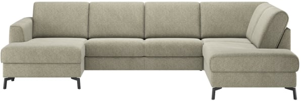 longchair + 3-zits + ottomane rechts