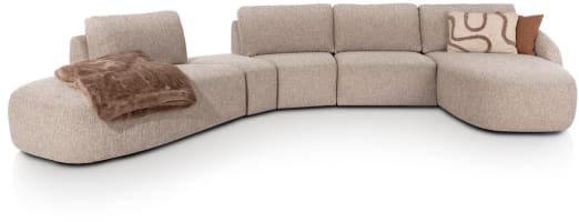 hoekbank rechts - Stof Luton