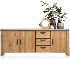 dressoir 240 cm - 3-deuren + 3-Laden