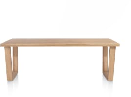 table 200 x 100 cm - pied bois en V