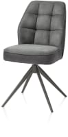 chaise - pietement graphite - pivotante - confort ressorts - Calabria
