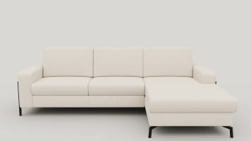 2.5 zits arm links - longchair rechts - arm 4 - poot 13 cm. - Vada