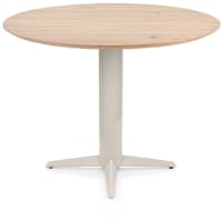 Stehtisch rund 120 cm. - eichenblatt - mittelspitze creme