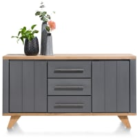 buffet 160 cm - 2-portes + 3-tiroirs