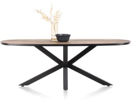 eetkamertafel ovaal 220 x 98 cm