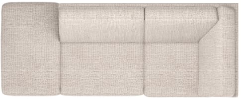 ottomane big incl. hoek - links