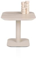 salontafel 50 x 50 cm - keramiek blad Travertin