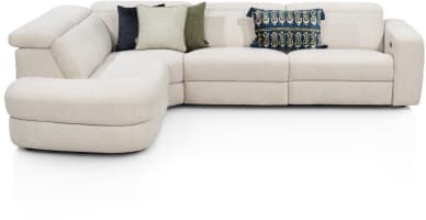 hoekbank links - stof Sevilla