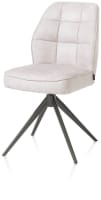 eetkamerstoel - graphiet frame - draaibaar - pocket - stof Calabria