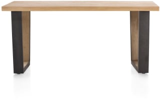 Rand mit Baumrinde from + V-Form Metall / Holz Fuesse