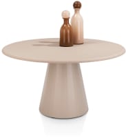 Tisch rund 140 cm. - stone-skin - Fuss cone
