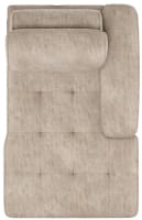 méridienne - dossier fixe - accoudoir droite