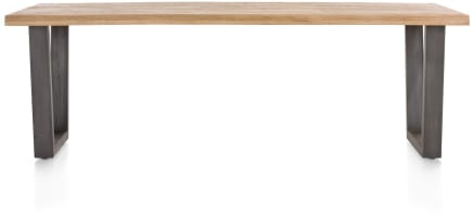 bords effet tronc d'arbre + V-forme pied metal