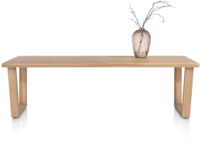table 230 x 100 cm - pied bois en V