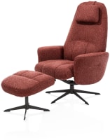 fauteuil (incl. pouf) - tissu Cloudy