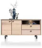 buffet 180 cm - 2-portes + 2-tiroirs + 1-niche