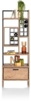 roomdivider 70 cm - 1-tiroir t&t + 7-niches + 8-range bouteilles