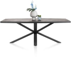table ovale 240 x 110 cm - placage fish bone