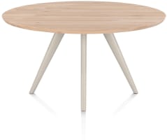 Esstisch 140 cm, rund, 4 Beine