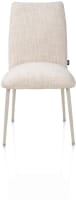 chaise - tissu Luton + ressorts nosag - piétement crème