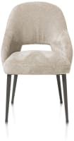 Stuhl - grau (RAL 7022) - Stoff Enzo