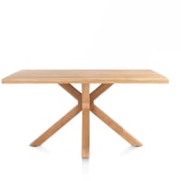 table 150 x 100 cm - pied bois central