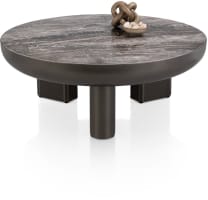 table basse cailloux diametre 89 cm - hauteur 34 cm