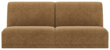 2,5 zitsbank zonder armen