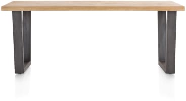 sans bords effet tronc d'arbre + V-forme pied metal