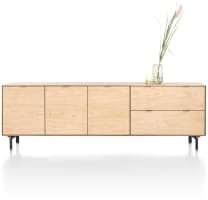 Sideboard 240 cm - 3-Türen + 2-Laden inkl. Metallfüße