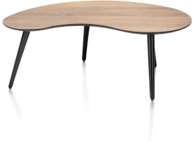 Couchtisch 100 x 59 cm - Nierenform - Höhe 39 cm
