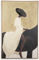 Amazone schilderij 90x140cm