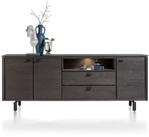 dressoir 210 cm - 3-deuren + 2-laden + 1-niche