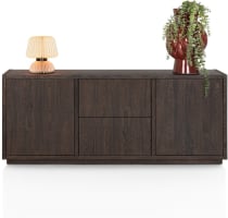 dressoir 200 cm - 2-deuren + 2-laden met plint