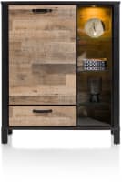 highboard 115 cm - 1-deur + 1-lade (+ LED)